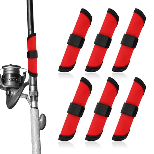 Gosknor 6pcs Lure Wrap, 5.9 Inch Fishing Covers Hook Storage Protector