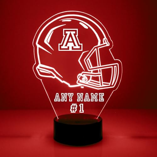 University of Arizona Wildcats LED Night Light Sign with Remote - Personalized
