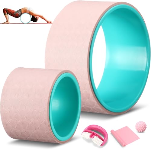 5-in-1 Yoga Wheel Set with Resistance Bands & Massage Ball