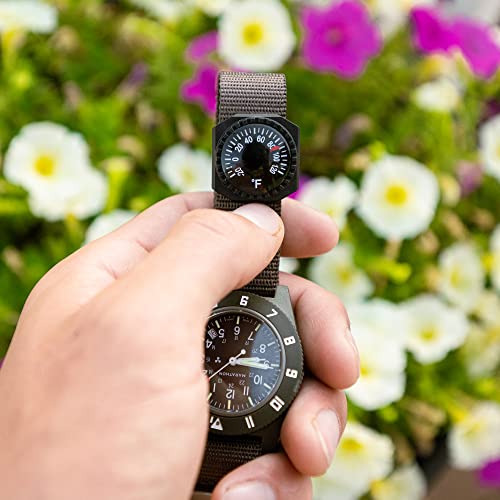Durable Slip-On Wrist Thermometer for Watch Bands & Paracord Bracelets