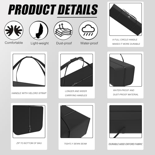 Supvision 37.4in Foldable Duffle Bag for Starting Blocks – Gym Bag Travel Locker