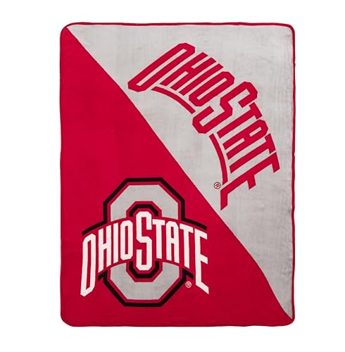 Ohio State Buckeyes Micro Raschel Throw Blanket - 46x60 Soft Plush
