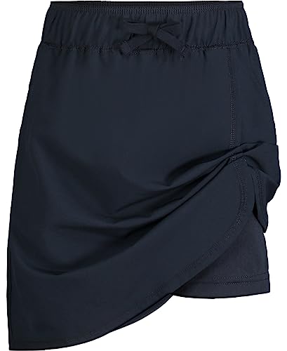 School Uniform Pull-On Scooter Skirt with Undershorts & Pockets