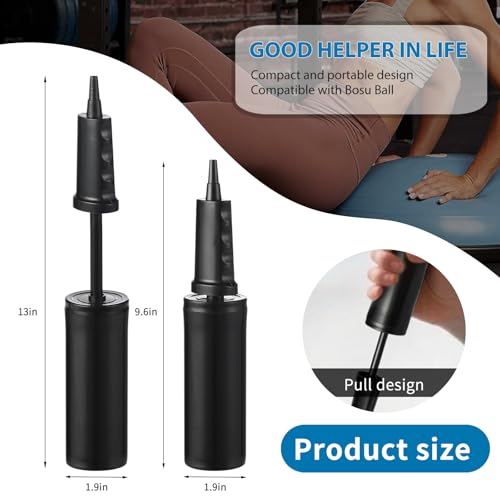 Portable Exercise Ball Pump - Hand Inflator for Yoga & Fitness Balls