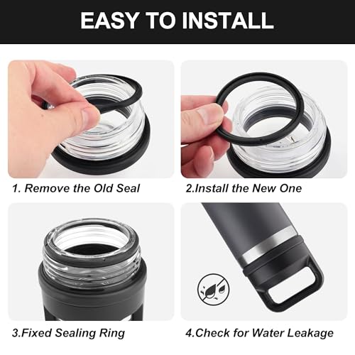 Replacement Silicone Seal Ring for Yeti Rambler Chug Cap - 4 Pack
