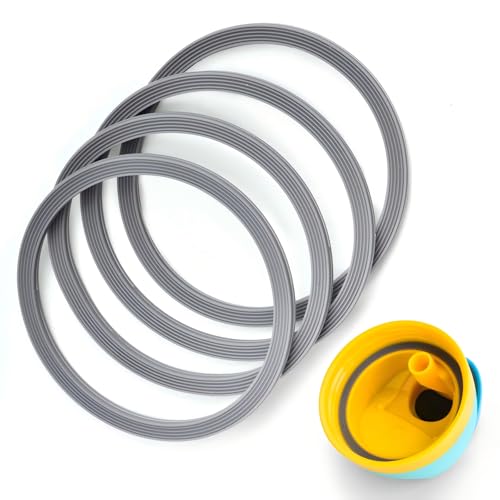 4-Pack Silicone Replacement Seals for 24oz & 32oz Insulated Water Bottles