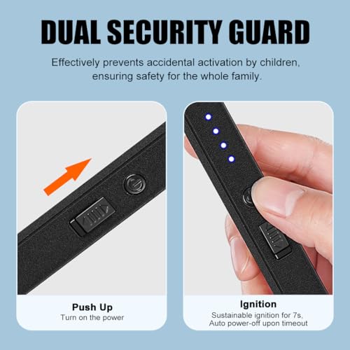 2 Pack Electric Candle Lighter - USB Rechargeable Plasma Arc Lighter