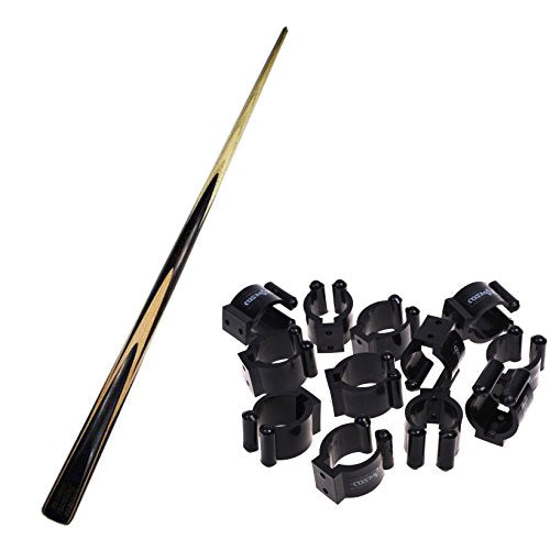 Pool Cue Clip Holders - 12 Replacement Plastic Clips