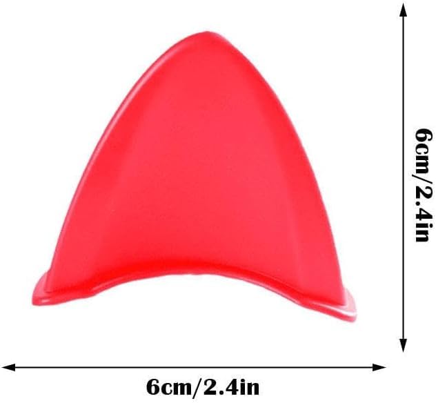 Cat Ear Helmet Decorations - 2Pcs Black & Grey Self-Adhesive Accessories