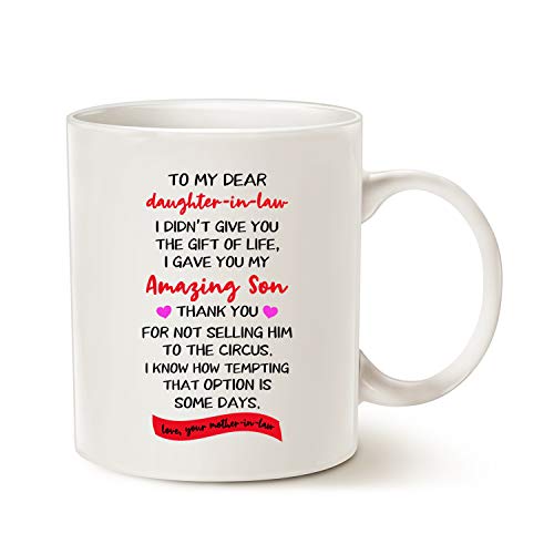 Funny Daughter-in-Law Coffee Mug - 11 Oz White Gift