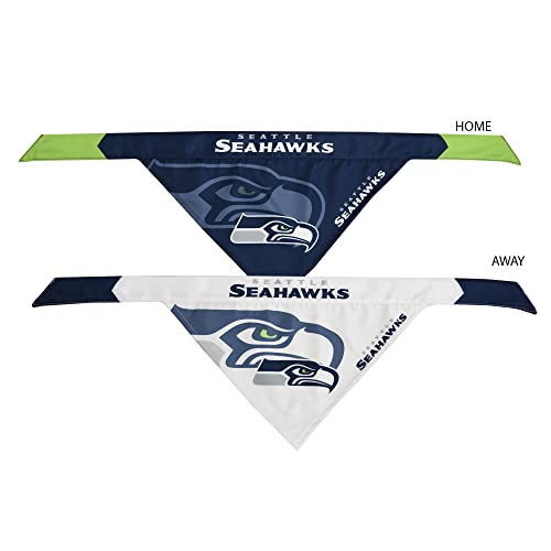 Seattle Seahawks Pet Bandana Set - Large Team Spirit Accessory