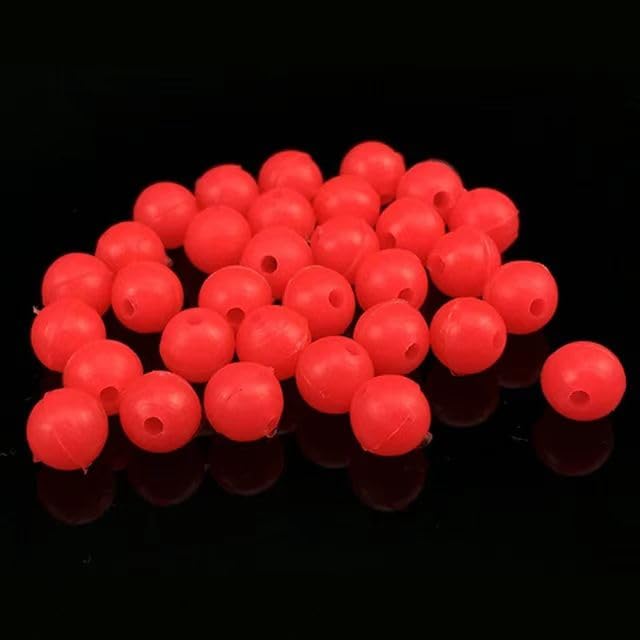 Fishing Bead Kit - 100pcs Red Lure Accessories for Angling