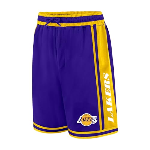 NBA Official Soft Air Mesh Game Day Basketball Shorts - Lakers 8