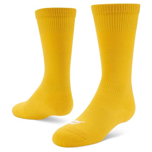 Athletic Performance Over-the-Calf Socks - Gold, X-Small-Large