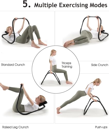 Ab Crunch Roller - Portable Sit-Up Assistant for Home Workouts