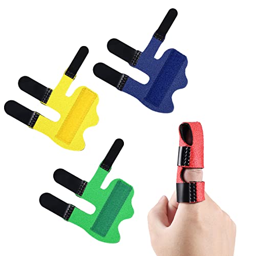 4-Pack Finger Splints for Arthritis & Pain Relief - Adjustable Support