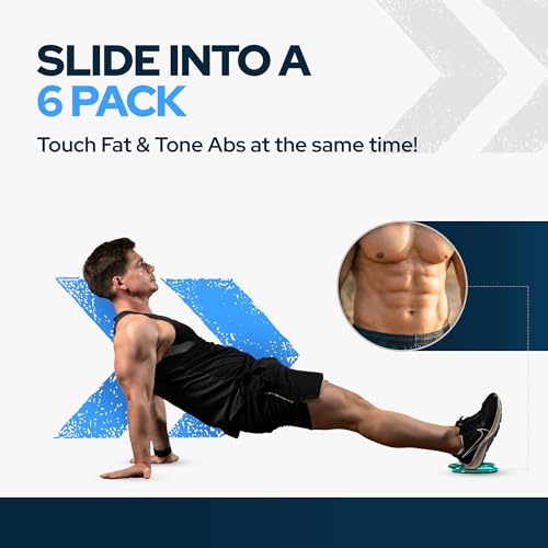 Core Sliders for Full Body Workout - 10 Black Sets