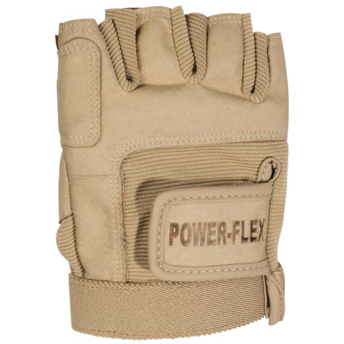 Power Flex Color Guard Gloves - Suede Grip Palm, Mesh Back, Light/Medium