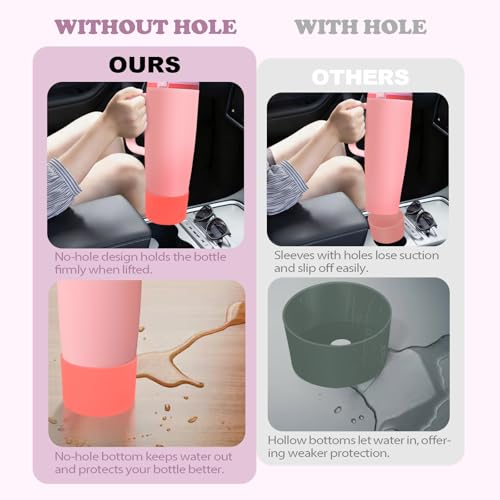 Silicone Boot for Owala 30oz & 40oz Bottles - Non-Slip, Scratch-Resistant