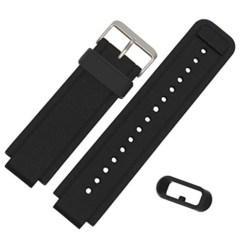 Silicone Band Holders for Amazfit Watches - 11 Pack (Black)