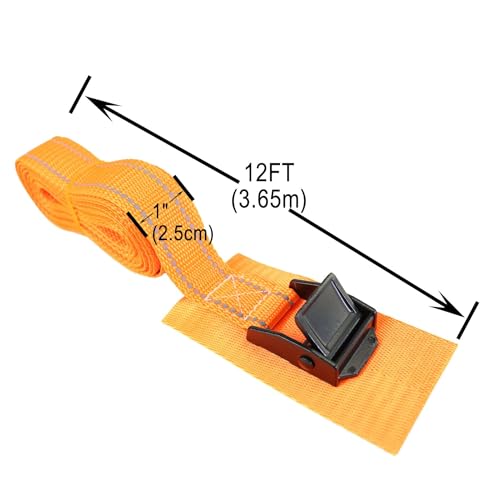 Heavy Duty Kayak Roof Rack J-Bar Carrier - 2 Pairs with Straps
