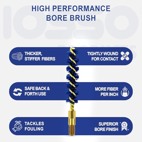 Premium Nylon Bore Brush for .357/9mm Caliber Pistol