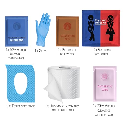 On-the-Go Bathroom Kit - Travel Toilet Paper Survival Set 1