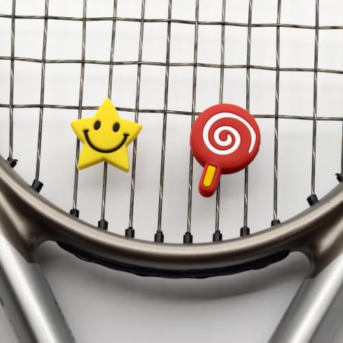 Tennis Dampener - 6 Pack Star Soft Silicone Vibration Absorber