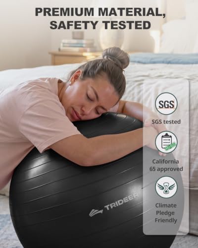 Yoga Stability Ball for Core Training, Pregnancy & Office Use