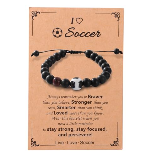 Sport Soccer Bracelet Gift for Teens - Soccer-Bracelet