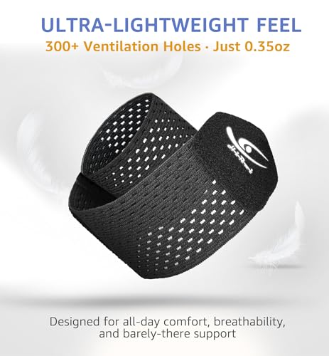 Wrist Compression Wraps 2-Pack - Adjustable Support Brace - Black
