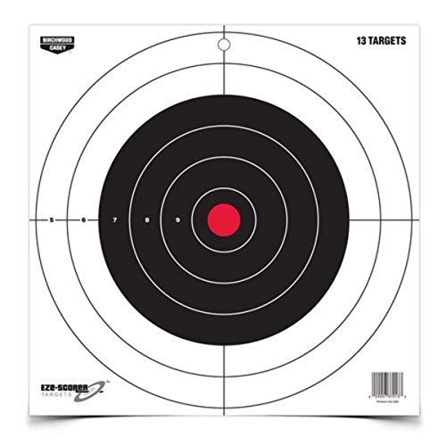 12-inch Paper Shooting Targets - Bullseye Pattern - 13 Count Pack