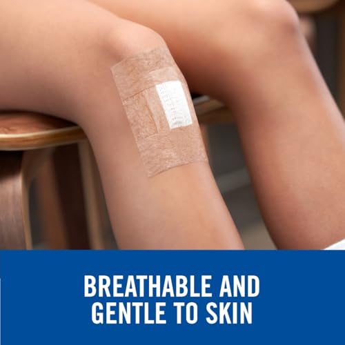 Gentle Paper First Aid Tape - Hypoallergenic Tan Medical Tape, 2 Pack