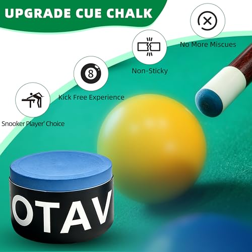 OTAVILEM Blue Billiard Cue Chalk – Premium Pool Chalk for Billiards