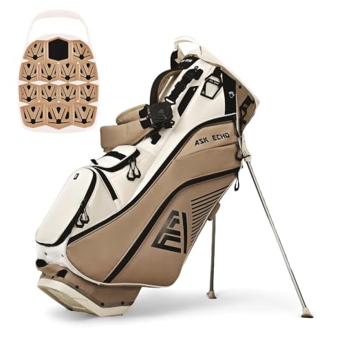 Soundless Hybrid Golf Stand Bag for Men & Women - Toasted Almond