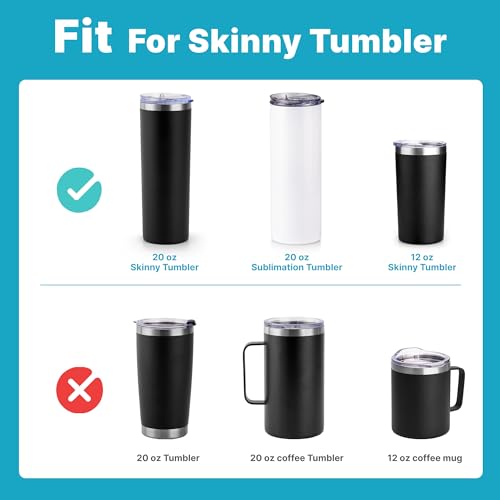 20 oz Skinny Tumbler Replacement Lid - BPA Free & Splash Proof