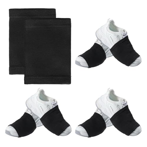 Unisex Anti-Slip Dance Shoe Covers - 4 Pairs for Smooth Floors