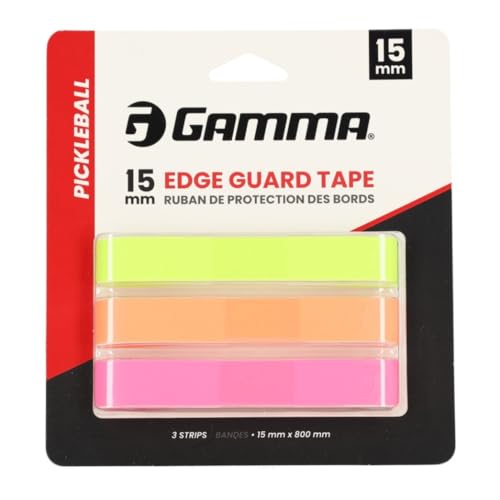 Pickleball Paddle Edge Guard Tape - Durable Protective Strip - Neon, 15mm