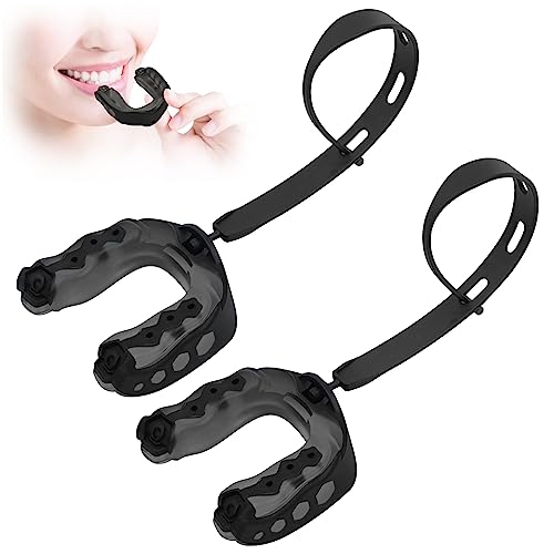 Youth Football Mouth Guard - Soft Protective Mouthpiece - Black