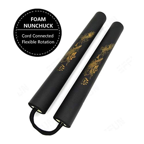 Foam Training Nunchucks - Safe Rubber Nunchakus for Beginners
