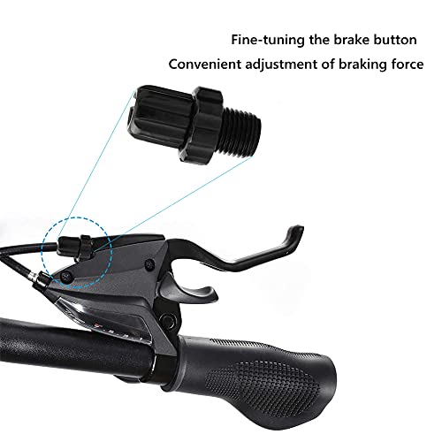 Aluminum Brake Lever Adjustment Screws - Black, 4 Pcs