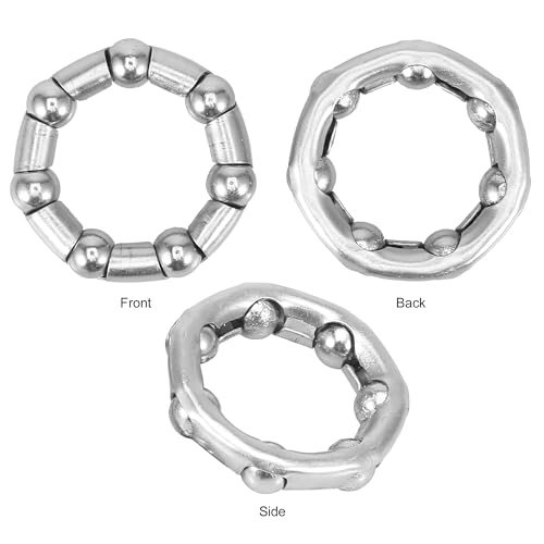 Bicycle Ball Bearings - 37.6mm Stainless Steel Crank Bearings (2pcs)