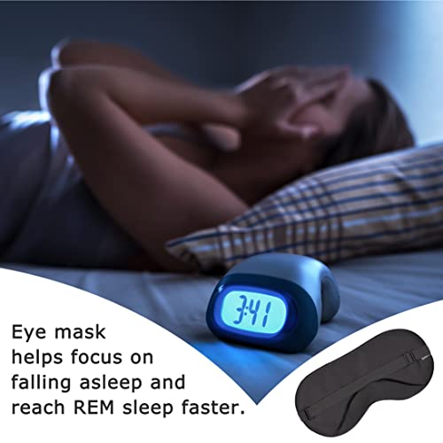 JOMO 100% Tencel Sleep Eye Mask, Black – Pack of 1, Superior Breathable Comfort