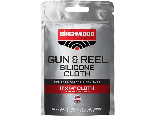 Silicone Gun and Reel Cleaning Cloth - 14.4" x 15" Cotton Polishing Rag
