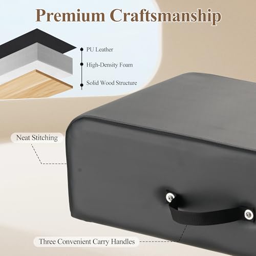 Pilates Box for Reformer with Pilates Ring - Black