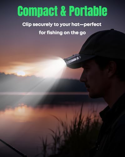 Pawfly 4-Pack Hat Clip LED Flashlight, USB Rechargeable Night Light