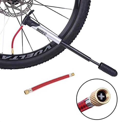 Air Pump Extension Hose for Schrader Valve - 2 Pack