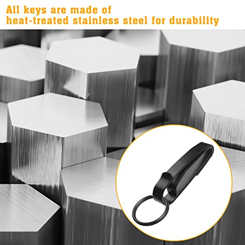 Tactical Key Ring Holder for Duty Belts - Quick Release Design