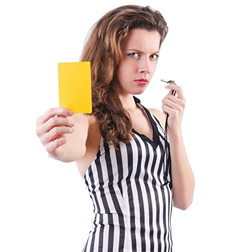 Soccer Referee Card Kit with Whistles and Scorebooks