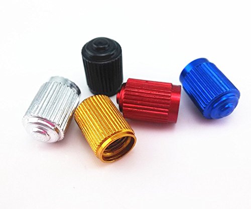 20pcs Colorful Aluminum Bicycle Tire Schrader Valve Caps